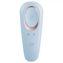 Satisfyer Double Classic - párvibrátor (kék)