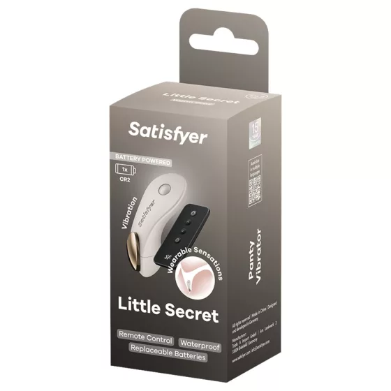 Satisfyer Little Secret - bugyivibrátor (fehér)