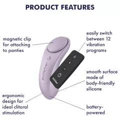   Satisfyer Sexy Secret - hordható csiklóvibrátor, csiklóizgató (lila)