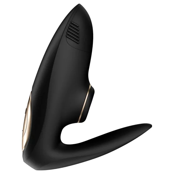 Satisfyer Pro 4 Couples - léghullámos párvibrátor (fekete)