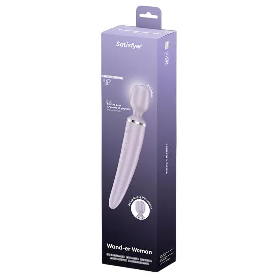 Satisfyer Wand-er Women - masszírozó vibrátor (lila)