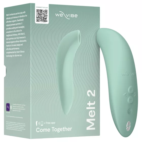 We-Vibe Melt 2 - App-vezérelt léghullámos csiklóizgató (türkiz)