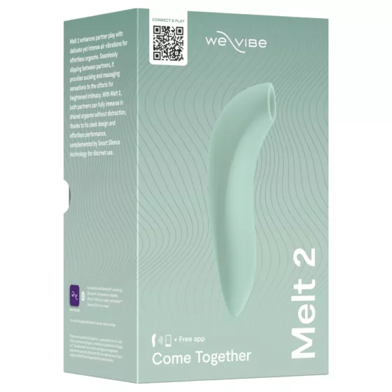 We-Vibe Melt 2 - App-vezérelt léghullámos csiklóizgató (türkiz)