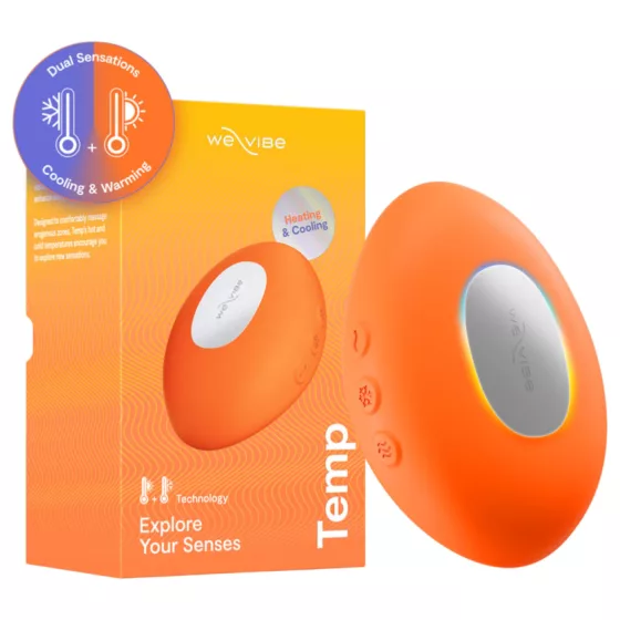 / We-Vibe Temp - hűtő-melegítő csiklóizgató vibrátor (narancs)