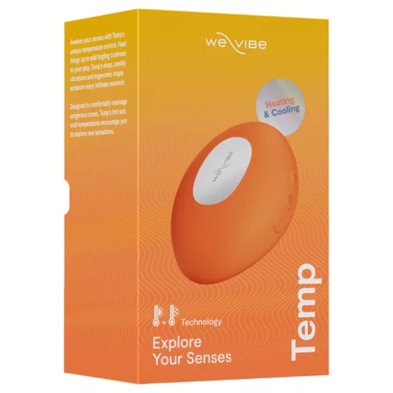 / We-Vibe Temp - hűtő-melegítő csiklóizgató vibrátor (narancs)