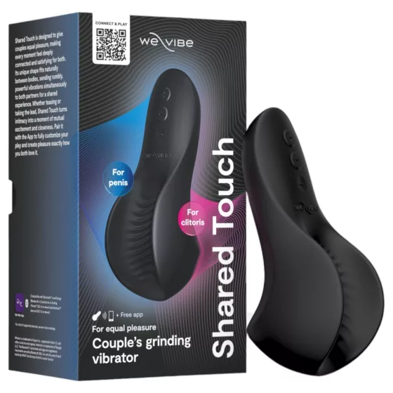 We-Vibe Shared Touch - app-vezérelt okos párvibrátor (fekete)