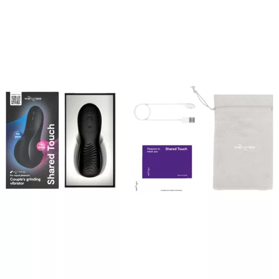 We-Vibe Shared Touch - app-vezérelt okos párvibrátor (fekete)