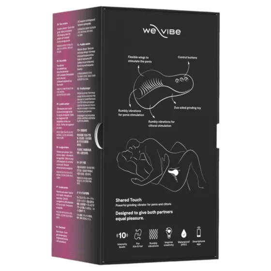 We-Vibe Shared Touch - app-vezérelt okos párvibrátor (fekete)