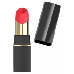   Womanizer Beauty - rúzs alakú léghullámos csiklóizgató (fekete)