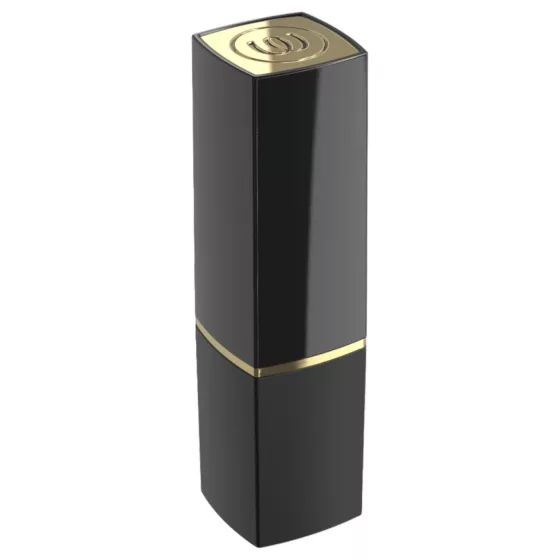 Womanizer Beauty - rúzs alakú léghullámos csiklóizgató (fekete)