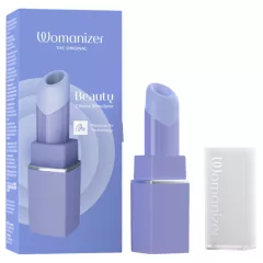   Womanizer Beauty - rúzs alakú léghullámos csiklóizgató (lila)