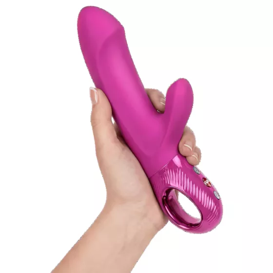 / Fun Factory Bi Stronic Embrace - lökő csiklókaros vibrátor (rózsaszín)