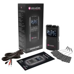 mystim Tension Lover 2 - digitális elektro szett (fekete)