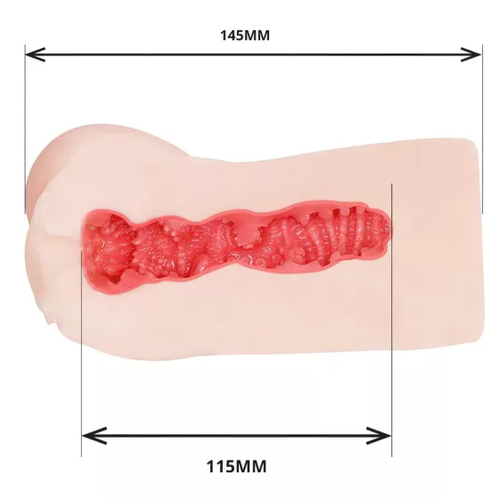 TAMASHII Squeezing Ranch - anime műpunci maszturbátor (natúr)