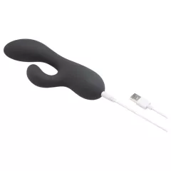   le Wand Soft Rabbit - 2 motoros csiklókaros vibrátor (fekete)