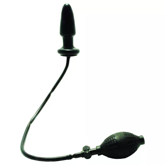 Seven Creations Fanny Hill's - felfújható vibráló anál plug (fekete)