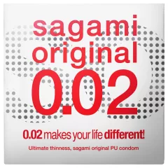 Sagami Original 0,02 - óvszer - 55mm (1db)