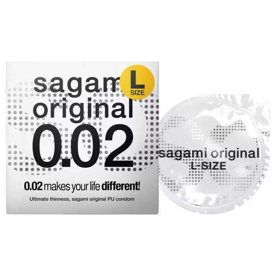Sagami Original 0,02 L - óvszer - 58mm (1db)