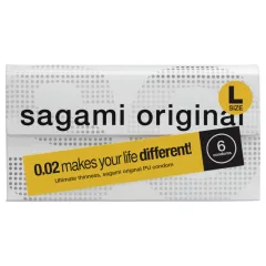 Sagami Original 0.02 L - óvszer - 58mm (6db)
