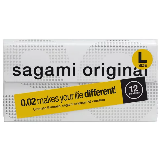 Sagami Original 0,02 L - óvszer - 58mm (12db)