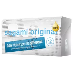   Sagami Original 0.02 - extra síkosított óvszer - 55mm (12db)