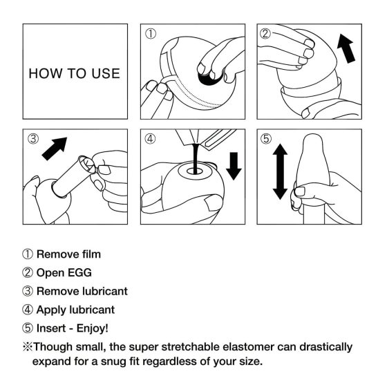 TENGA Egg Brush - tojás maszturbátor (1db)