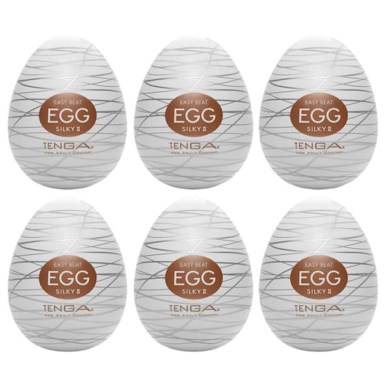 TENGA Egg Silky II - tojás maszturbátor (6db)