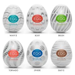 TENGA Egg New Standard - tojás maszturbátor készlet (6db)