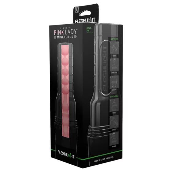 Fleshlight Pink Lady Mini-Lotus - élethű művagina tokban (natúr)