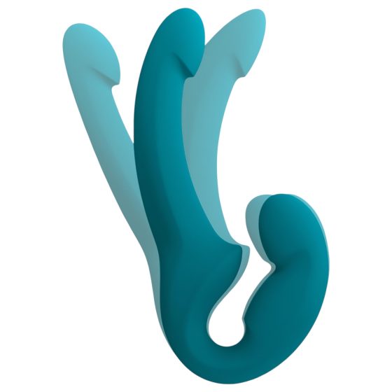 Fun Factory Share Lite - felcsatolható dildó pánt nélkül (kék)