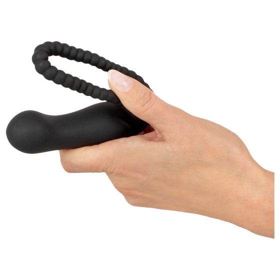 Black Velvets Perfect Fit - felcsatolható dildó (fekete)