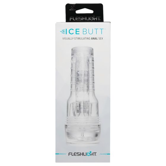 Fleshlight Ice Butt - műpopsi maszturbátor (átlátszó)