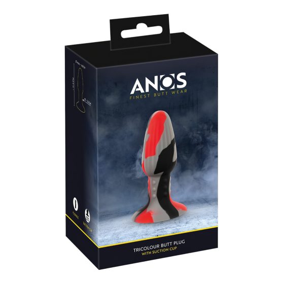 ANOS - szilikon anál plug (színes)