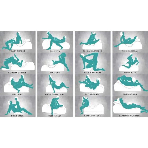 Liberator Esse Lounger - variálható szex szófa - 3 részes (piros)