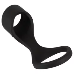 Erecto - 2in1 péniszgyűrű (fekete)
