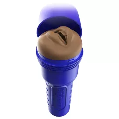 Fleshlight Boost Blow - élethű száj maszturbátor (barna)