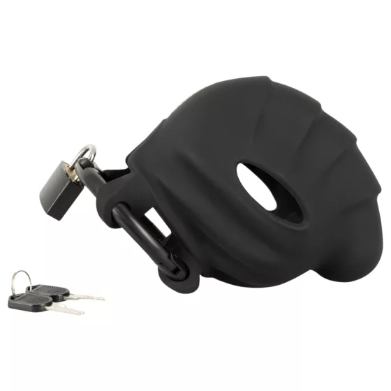 Black Velvets - pénisz- és hereketrec (fekete)