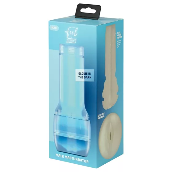 / Kiiroo Feel Glow - világító műpunci - PowerBlow kompatibilis (fehér)