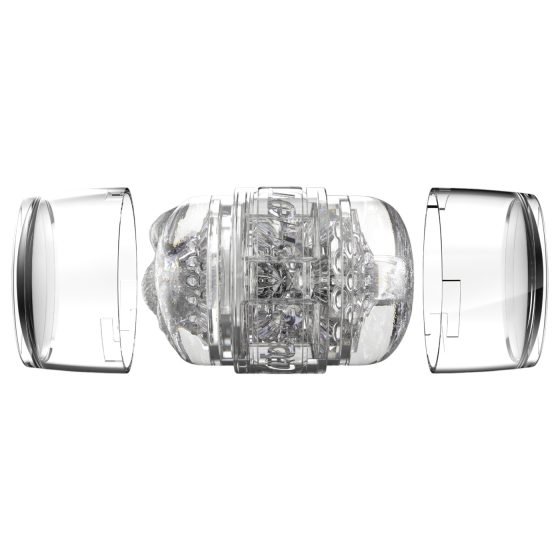 Fleshlight Quickshot Stoya - utazó maszturbátor (átlátszó)