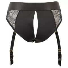 You2Toys - felcsatolható dildó alsóval (fekete)