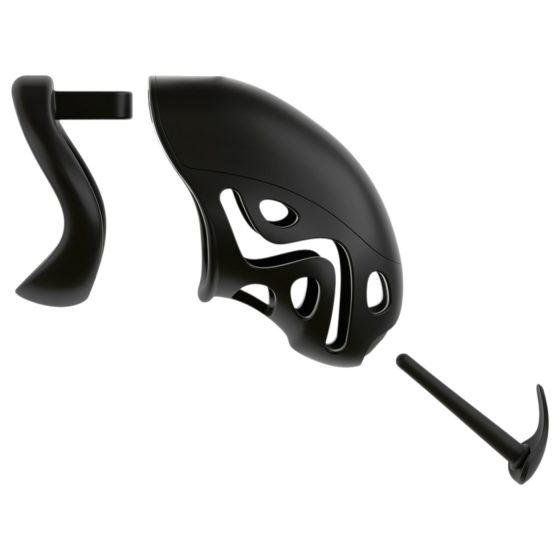 You2Toys - péniszketrec péniszpluggal (fekete)