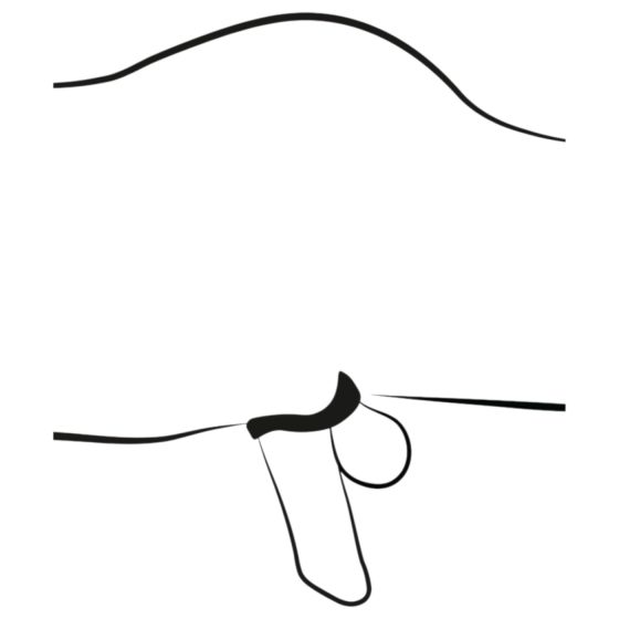 You2Toys - péniszketrec péniszpluggal (fekete)