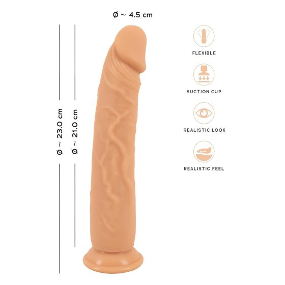 You2Toys - Európai szerető dildó (23cm)