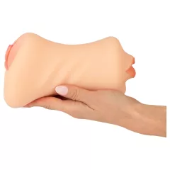   Nature Skin - punci és száj maszturbátor férfiaknak (testszínű)