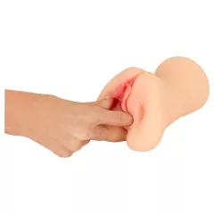   Nature Skin - punci és száj maszturbátor férfiaknak (testszínű)