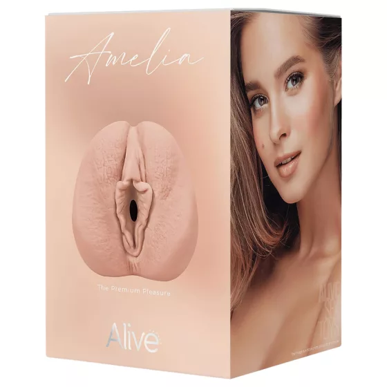 Alive Amelia S - műpina maszturbáror (natúr)