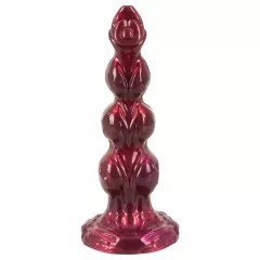   Beasty Cocks - bordó Werewolf Willie dildó tapadókoronggal (21 cm)