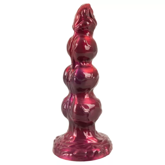 Beasty Cocks - bordó Werewolf Willie dildó tapadókoronggal (21 cm)