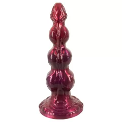   Beasty Cocks - bordó Werewolf Willie dildó tapadókoronggal (21 cm)
