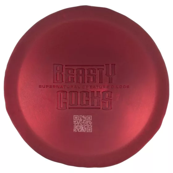 Beasty Cocks - bordó Werewolf Willie dildó tapadókoronggal (21 cm)